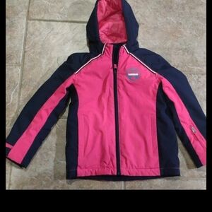 Napapijri Ski Pink and Black Hooded Jacket